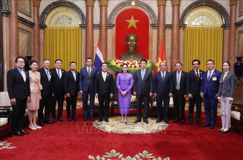 Chủ tịch nước Lương Cường tiếp Thủ tướng Thái Lan 