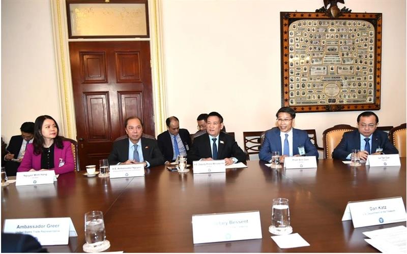 Việt Nam, Hoa Kỳ thống nhất khởi động đàm phán thỏa thuận thương mại đối ứng